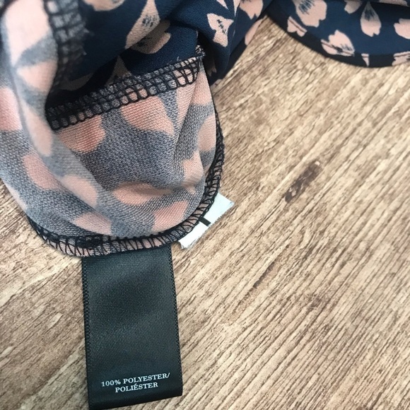 Ann Taylor Long Sleeve Floral Printed Blouse - Picture 5 of 5